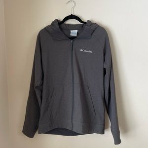 Columbia Men’s Charcoal Grey Zip-Up Jacket Medium
